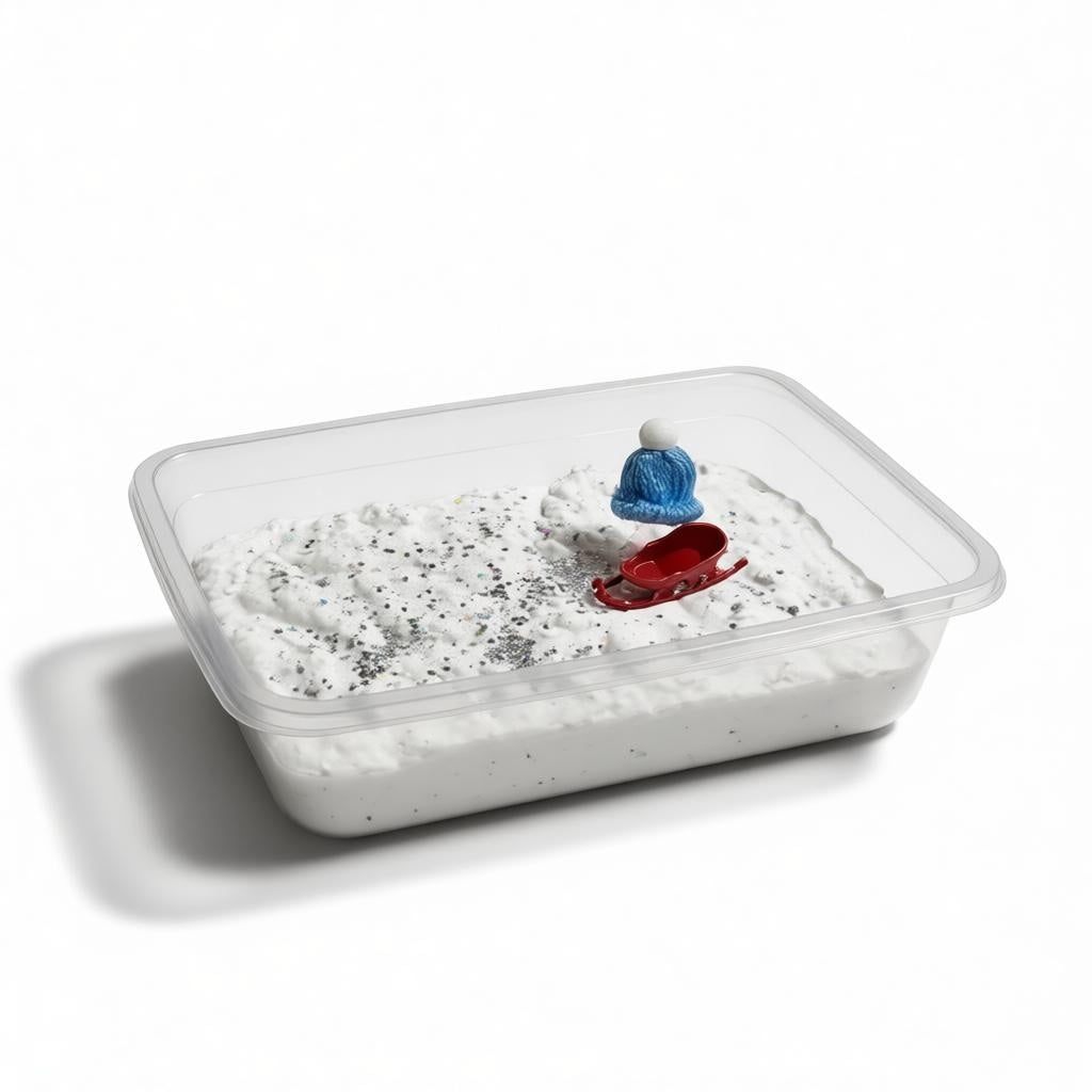 Snowflakes & Snowled Snowwfizz/Perlite Slime