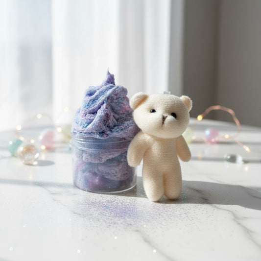 Winter Clouds ☁️ Cloudslime mit einem Plüschteddy🧸