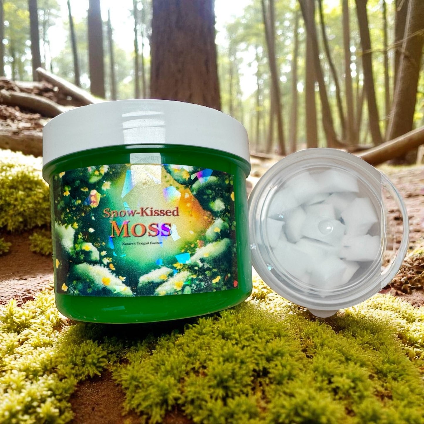 ❄️Snow Kissed Moss-Jelly Cube Slime🌳 200ml