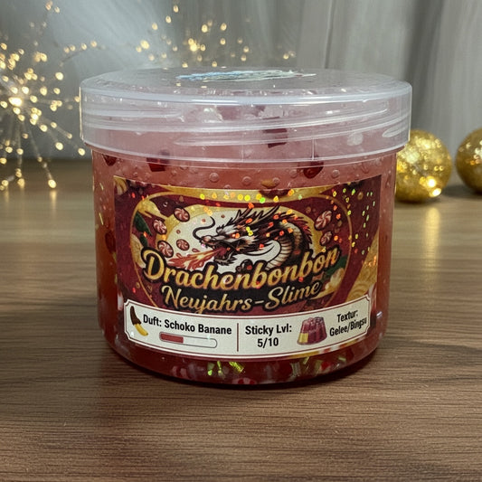 Drachenbonbon Neujahres-Slime 🐉 Clear/Gelee-Bingsu Slime 200ml